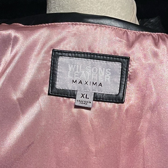 HP🌹Rocker Love Studded Leather Vintage Y2K Moto Jacket by Wilson’s Leather - Picture 5 of 6